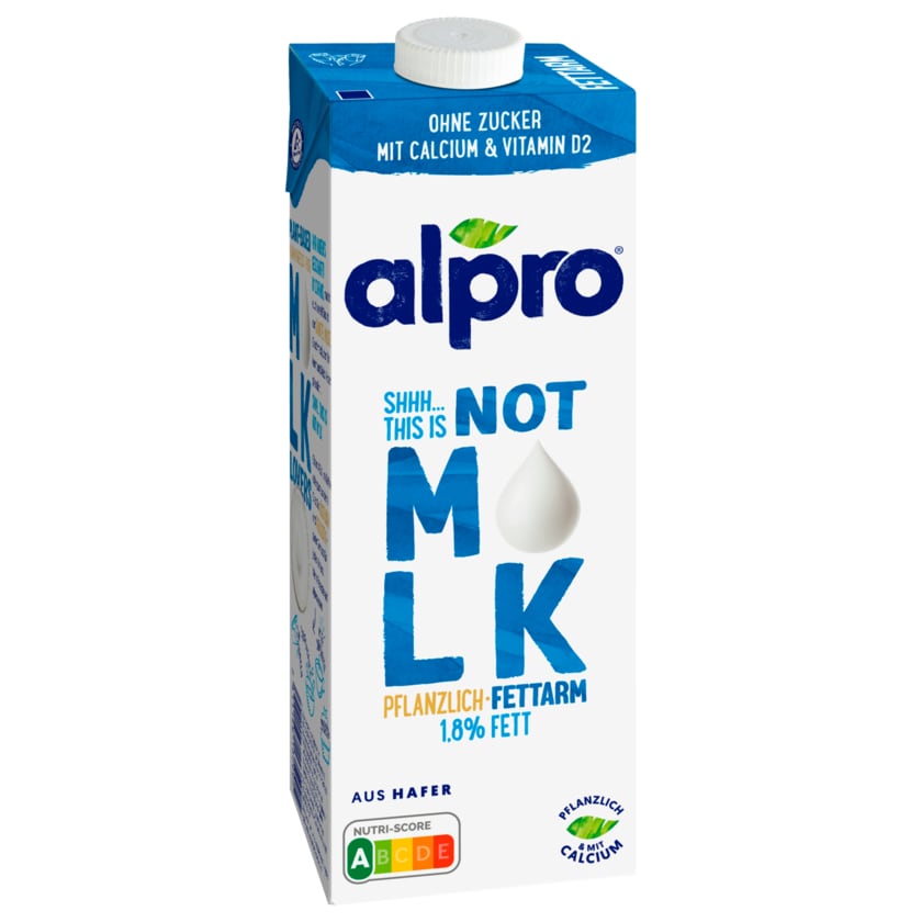 Alpro Not Mlk Haferdrink 1,8% vegan 1l